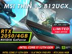 Brand New MSI Thin 15 Core i7 12th Gen(RTX 2050/ 4GB)+8GB Ram Gaming