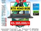 Brand New MSI THIN 15 I5 13TH | RTX4060 16GB 512GB NVMe LAPTOP
