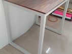 Brand New office Melamine Top Steel PC Table. 3x2