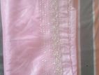 Brand New Party Wear Georgette Saree With Blouse Piece (Not in Used)