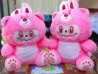 Pink Labubu Soft Plush Teddy