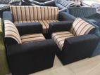 BRAND NEW SOFA SET FABRICS TWO TONE BOX TYPE-3+1+1