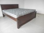Brand New Teak 6x5 Box Bed With Latex Mettress 6 Inches