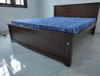 Brand New Teak 72x60 Box Bed With Arpico Hybrid Mettress