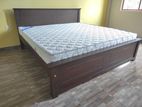 Brand New Teak 72x72 Box Bed With Arpico Spring Mettress