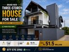BRAND NEW THREE STOREY HOUSE FOR SALE IN PANNIPITIYA KOTTAWA