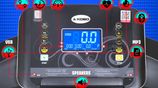 Brand New Treadmill with Vibration Belt and Twister /Dumbbells- A07