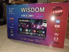 Brand New Wisdom 32 Inch Smart Android Full HD LED Frameless Tv