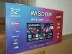 Brand New Wisdom 32" Smart Android Full HD LED Frameless TV
