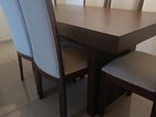 Branded Mahogany Dining Table with 6 Chairs