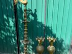 Brass Oil Lamp Vasses