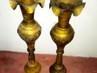 Brass Oil Lamp Set