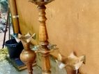 Brass Traditional Oil Lamp Set