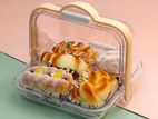 Bread Box Transparent Dual Side Opening