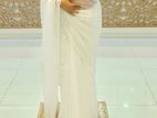 Bridal Saree White