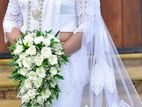 Bridal White Kandyan Saree