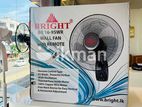 BRIGHT WALL FAN WITH REMOTE (BR16-95)