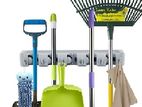 Broom & Mop Holder organizer wall mounting grip