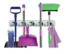 Broom, Mop Holder Organizer Wall Mounting Grip