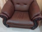 Damro Leather Sofa Set