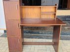 Brown New Study Table with 3 loocker.