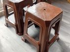 Brown Plastic Stools