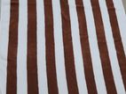 Brown+White Striped Pool/Beach Towel