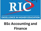 BSC Accounting and Finance