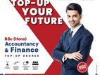 BSc (Hons) Accountancy & Finance (Top-up Degree) - Kandy