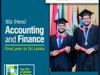 BSc (Hons) Global Business Management (Accounting and Finance)