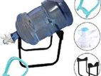 Bucket Storage Rack & Tap Set - Drinking Water Bottle Stand