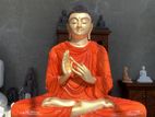 Buddha Statue 3' 6" Dhammachakka Mudhra - දෙව්ර වැසූ ප්‍රථිමාව
