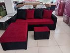 budget sofa with stool