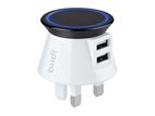 Budi 12W 2 Port USB Charger Dock With Cable(New)