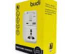 Budi 3 Pin Timer Home Charger 2.4A with USB Type-C Charging Socket