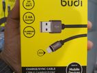 Budi Aluminium shell Lightning Fast Charging 3M Cable