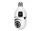 Bulb Dual Lens Wifi Cctv Camera