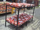 Bunk bed with 2 single layer mattrees