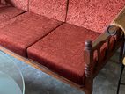 Burma Teak Wood Setty with Cushions