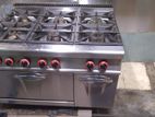 Burner Gas Stove with Oven