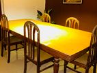 Burat Table and 5 Chairs