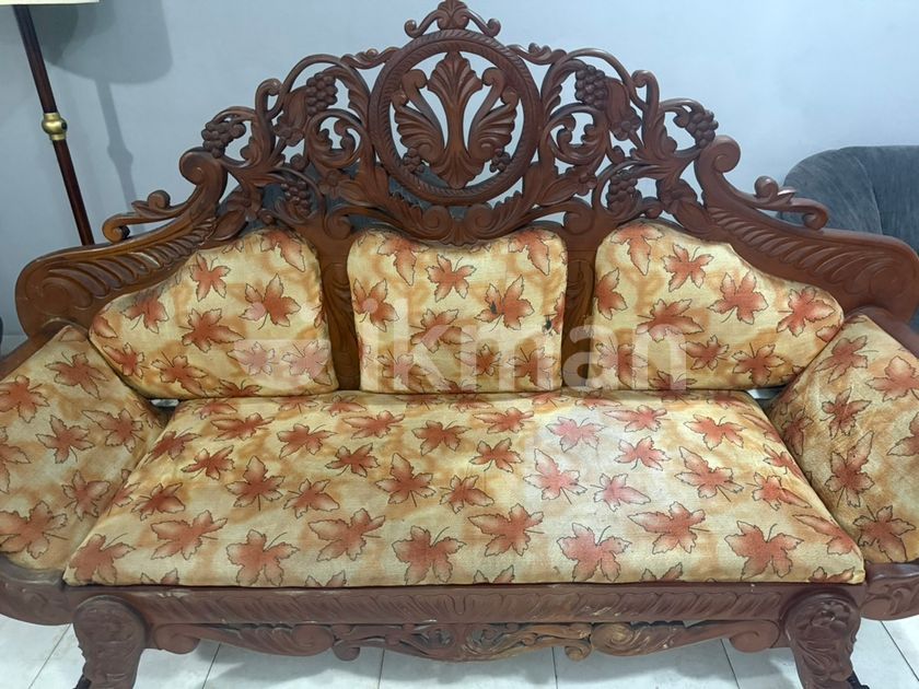 Burutha Wood Couch (Kavichchi) for Sale | Maharagama | ikman