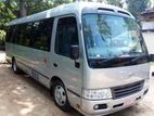 Bus for hire 29/33 seats AC coaster rosa