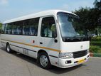 Bus for Hire Ac Coaster rosa 17/25/33 Seats