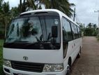 Bus for Hire Toyota Coaster With AC