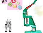 Button Covering Machine with 2 mold sets