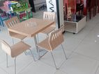 Cafe Dining 4 Chair Table Set