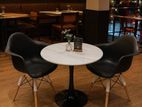 cafe table with chair