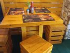 Café Wooden Tables Chairs Set