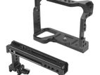 Camera cage with handle for mirrorless cameras